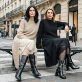 Françoise | Комплект: Рокля + Стилен и Уютен Пуловер